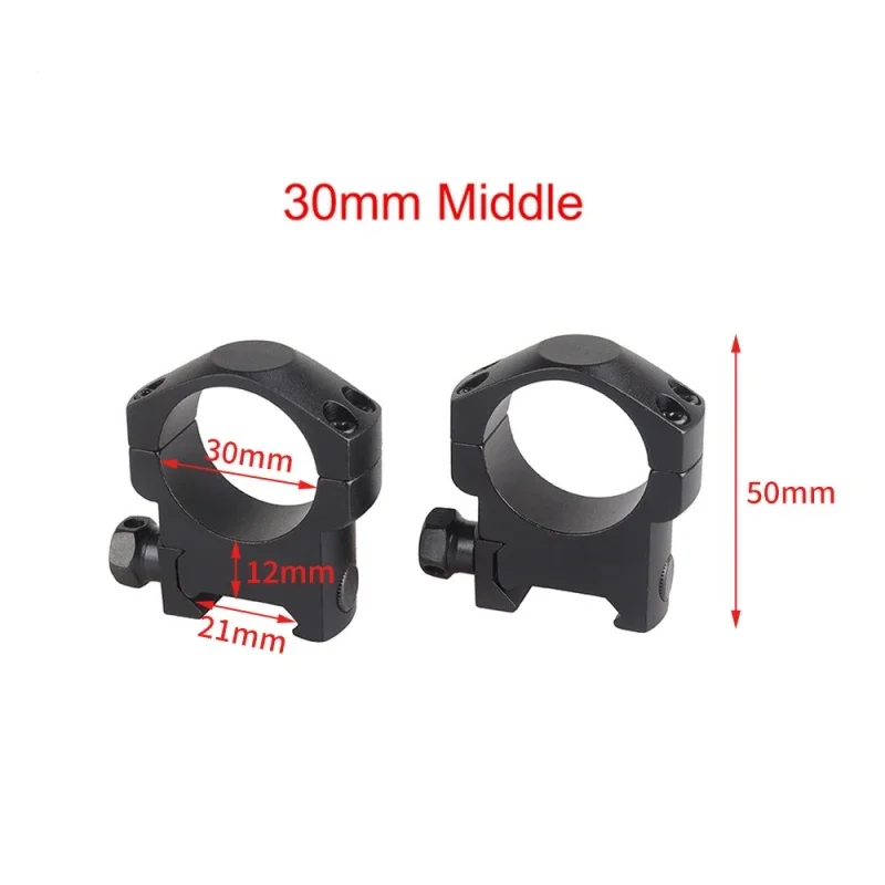 30mm Diameter Hunting Scope Mount Rings Aluminum Alloy Ring Mount Tactical Flashlight fit 21mm Picatinny Rail High/Med/Low rifle scope mount,rifle scope mount ring,flashlight scope mount,weapon flashlight mount,flashlight mount