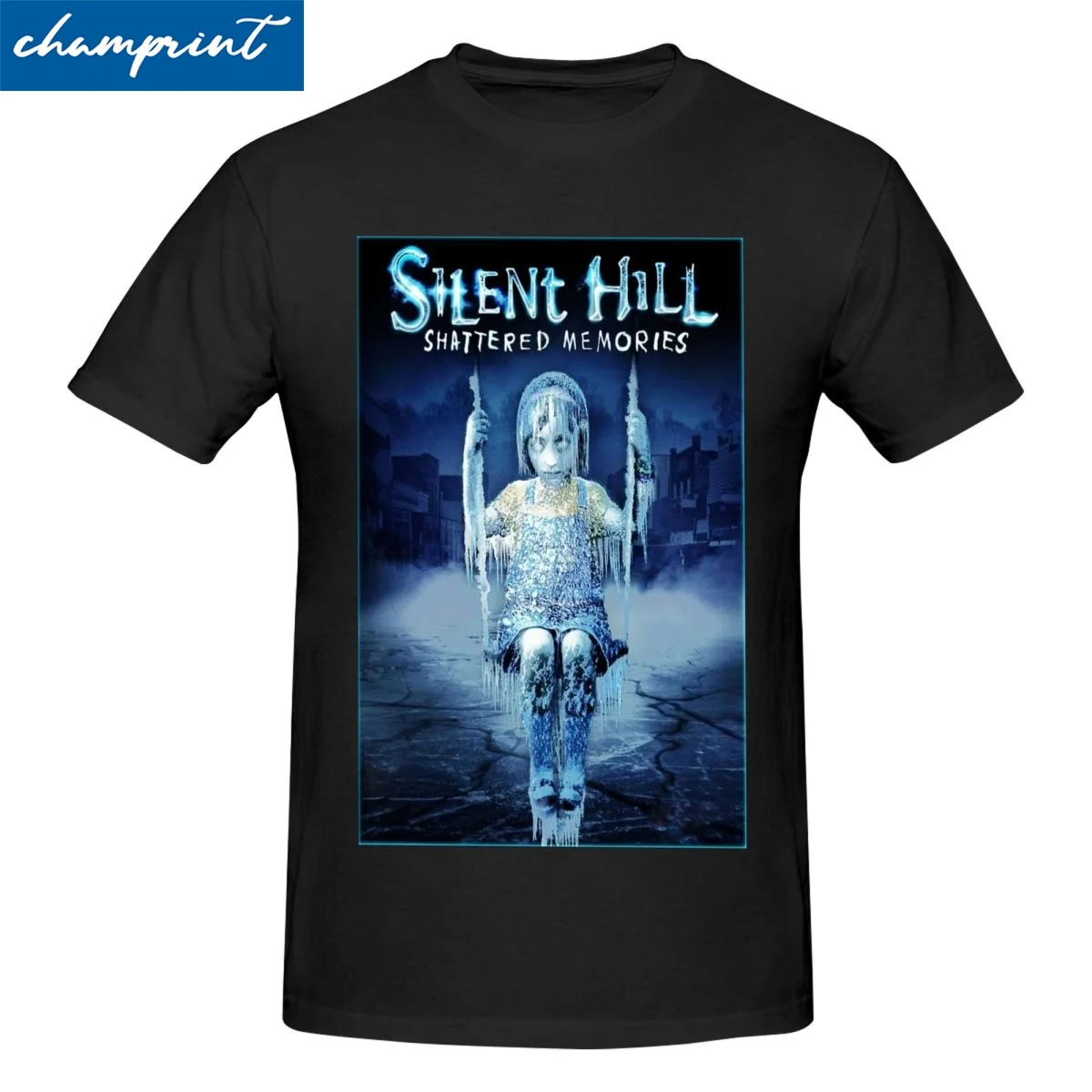 Silent Hill Broken Memories Tshirt Uomo Cotton Clothes Casual Horror Game Girocollo Manica Corta