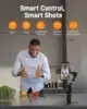 Hohem iSteady V3 Smartphone Stabilizer Ai Face Tracking 3-Axis Phone Gimbal Built-in Selfie Stick Portable for iPhone15/Samsung 6