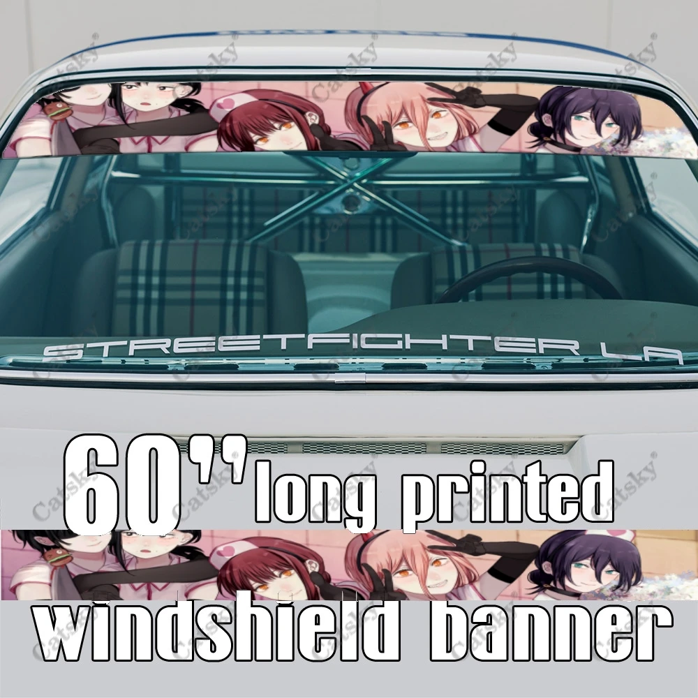 60KobeniHigashiyamaAnimeMangaSunStripPrintedWindshieldCarVinylStickerDecal