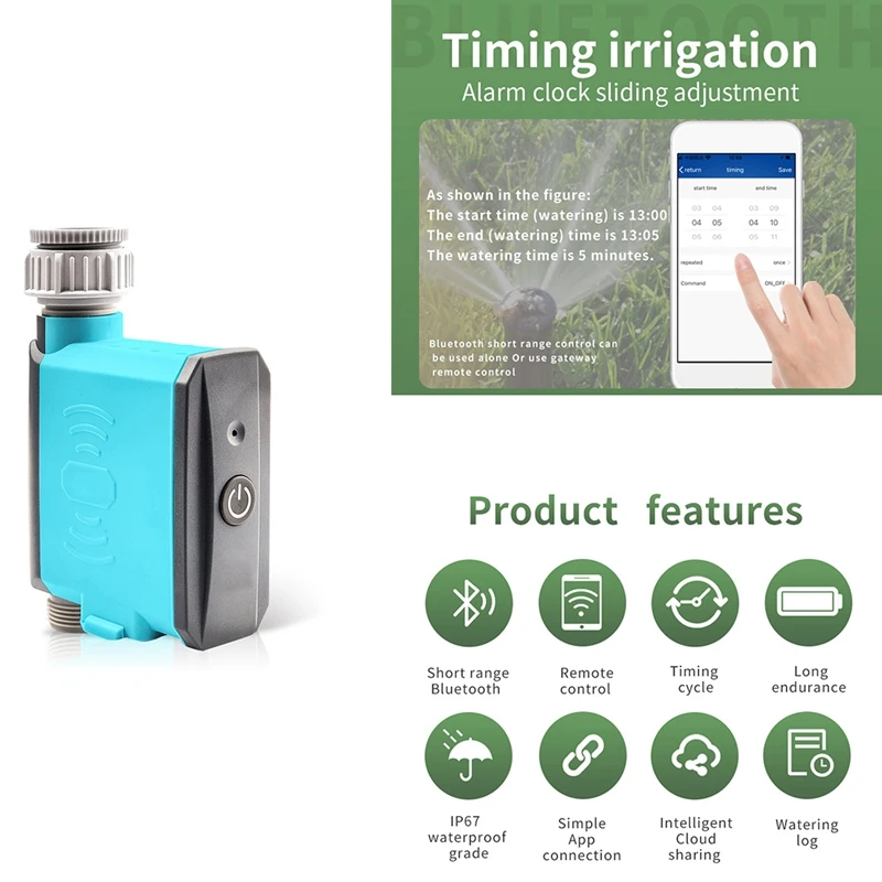 

Irrigation Bluetooth Wifi Watering Controller Timing Watering Artifact Automatic Smartphone Remote Timer