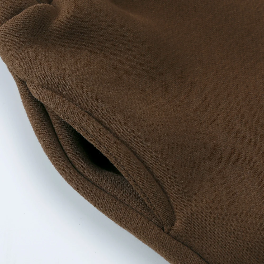 Winter Kinder Trainings anzug Kleinkind Junge Mädchen verdicken Fleece Kleidung warme Baumwolle Reiß verschluss Hoodies Sweatshirt Hosen setzt Kinder Outfits – Detail 9