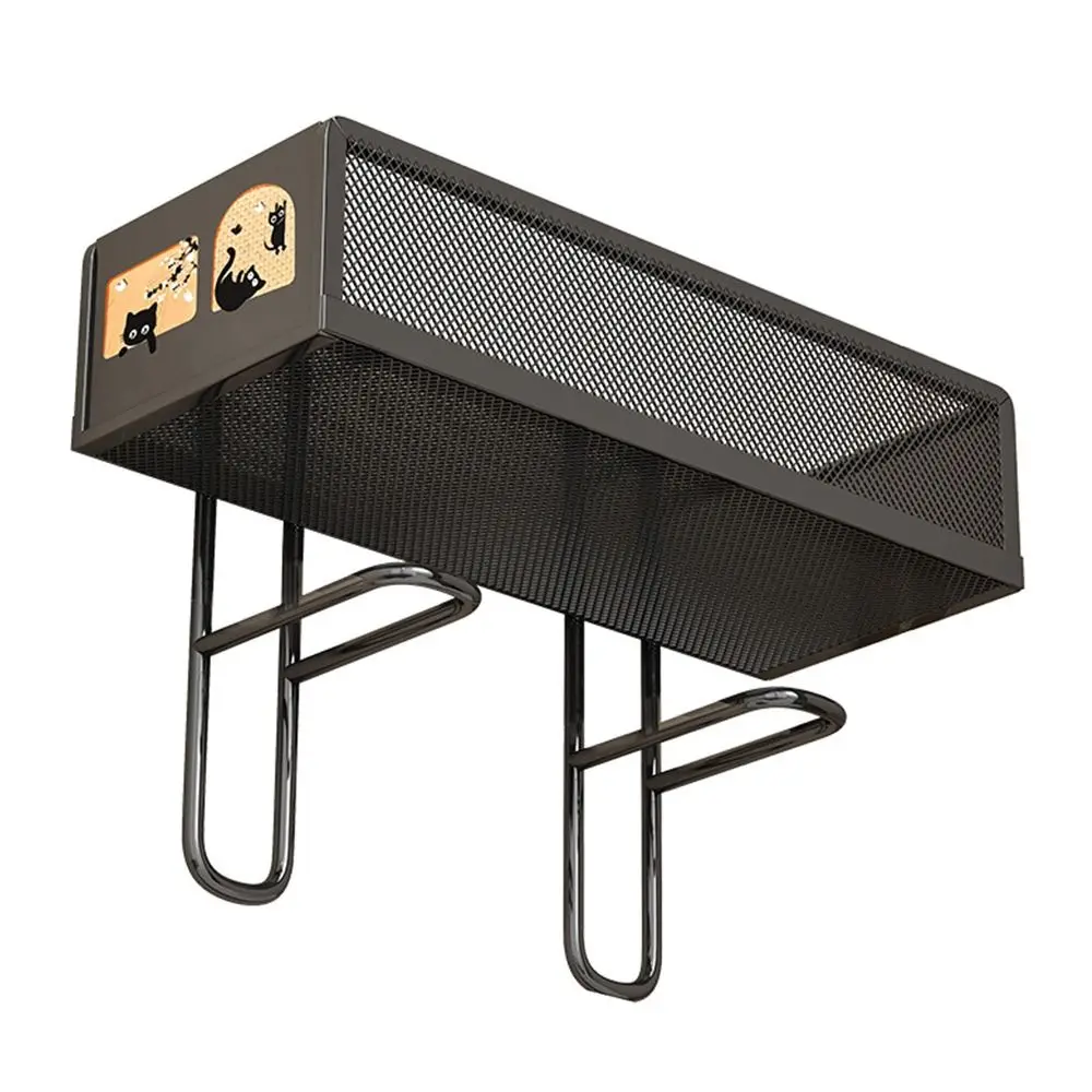 Iron Over The Toilet Storage Rack Black Bathroom Organizer