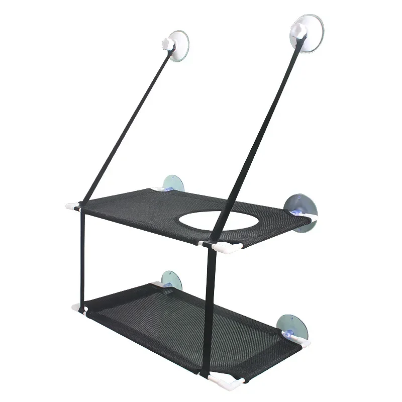 أرجوحة أتوبان للقطط، مزودة بنوافذ ثابتة، وتتحمل وز...