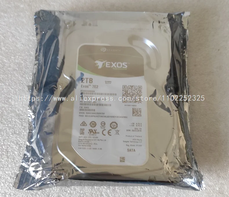 DLA Seagate ST2000NM0008 2 TB 7200 obr./min 3,5 "SATA 6 Gb/s 128 MB pamięci podręcznej Enterprise HDD nowość