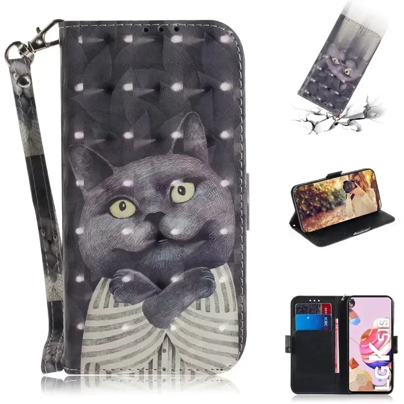 Geometric Textile Pattern Magnetic Wallet Leather Phone Case Cover