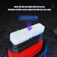 Car Glass Oil Film Remover Automotive Glass Sponge Cleaning Brush Front Inner Windshield Glass Oil Film Cleaner For Car Cleaning 6