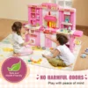 VEVOR Kitchen Cooking Toys for Kids 74 PCS  Chef Playset with Sounds & Lights Ages 3+ Children's Play House Toddlers Kitchenware 4