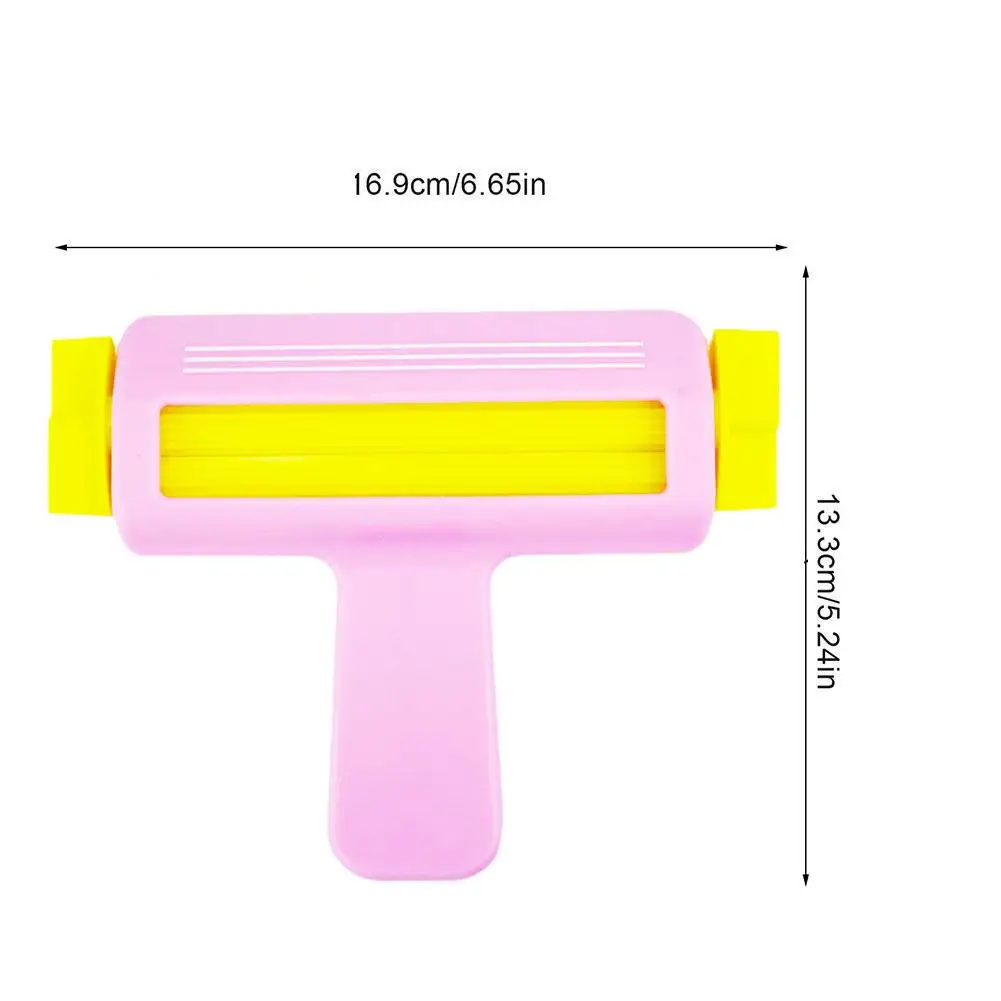 1Pcs Pink DIY Paper Crimper Machine Indentation Roller Craft Paper-Cut Hole Punch Hand Tool DIY Arts Scrapbooking