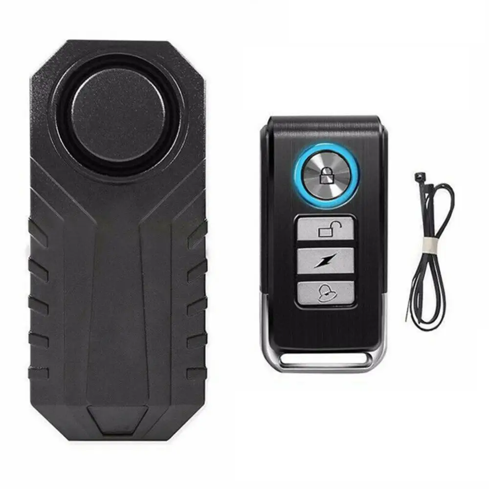 

Waterproof Motorcycle Bike Anti-Theft Alarm Wireless Remote Control Bicycle Security Alarm 113dB Electric Car Alarm