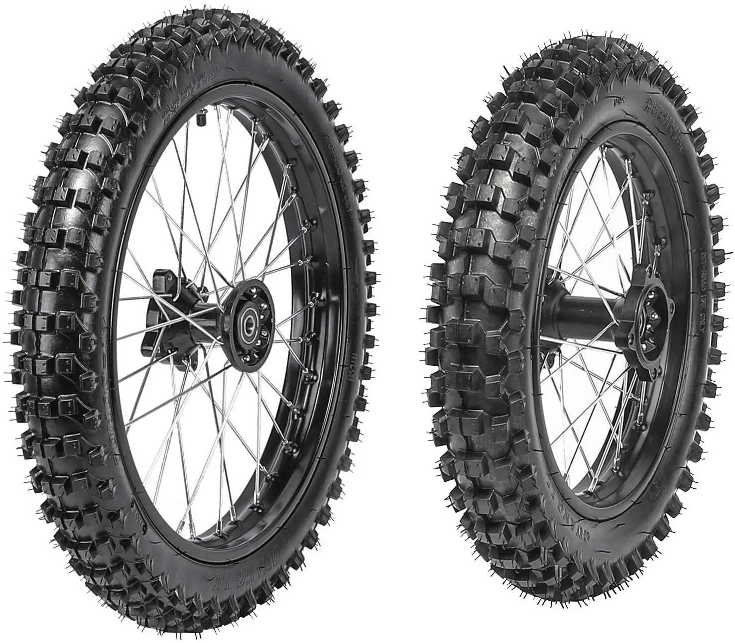 Ruedas de 15mm, 17 ", 14", 90/100 14 o 70/100 17, llanta de Pit Bike ...