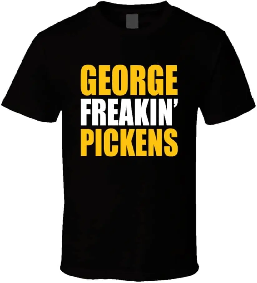

George Freakin' Pickens Pittsburgh T-Shirt for Men Cotton T Shirts