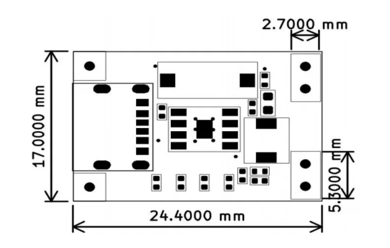 5 Stück/1 5 V 2 A Step-Up-Lade-Entlade-integriertes Leistungsmodul Typ-C USB-Boost-Board-Lade-Entladen für 4,2 V Lithium-Batterie – Detail 3