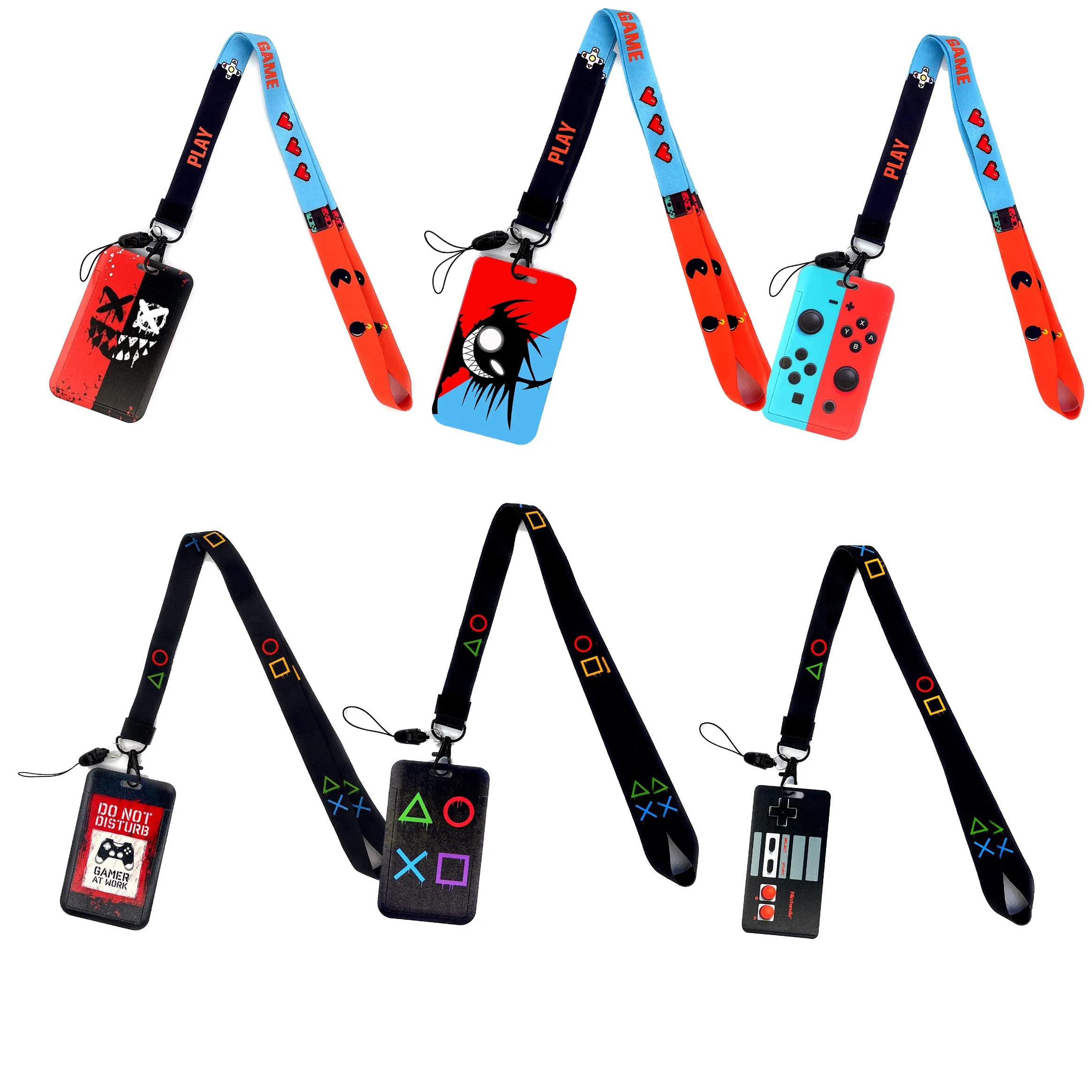 Versatile Card Holder Lanyard with Protective ID Badge and Credit Card Case