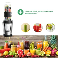 BioloMix 700W mélangeur de cuisine compact presse-agrumes 3 en 1 robot culinaire et broyeur sec parfait pour la fabrication de jus frais et de fosses 3