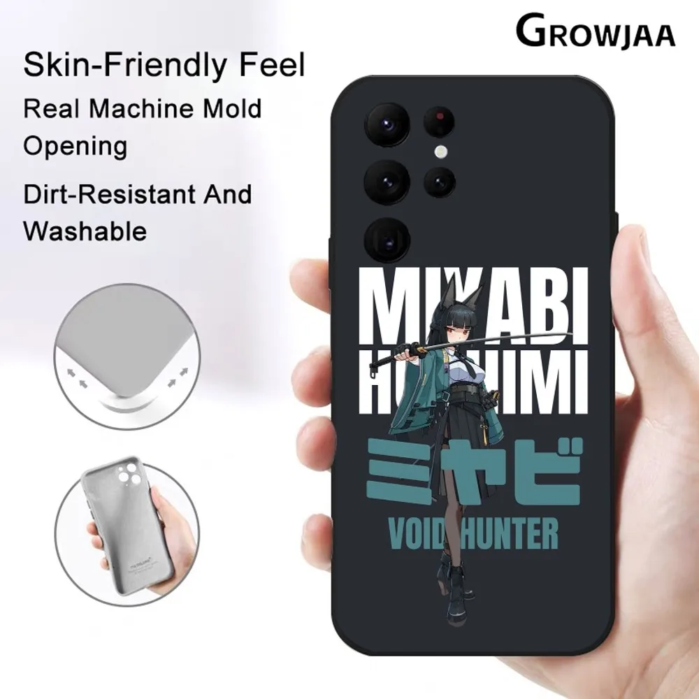 Miyabi Hoshimi Design Protective Silicone Phone Case