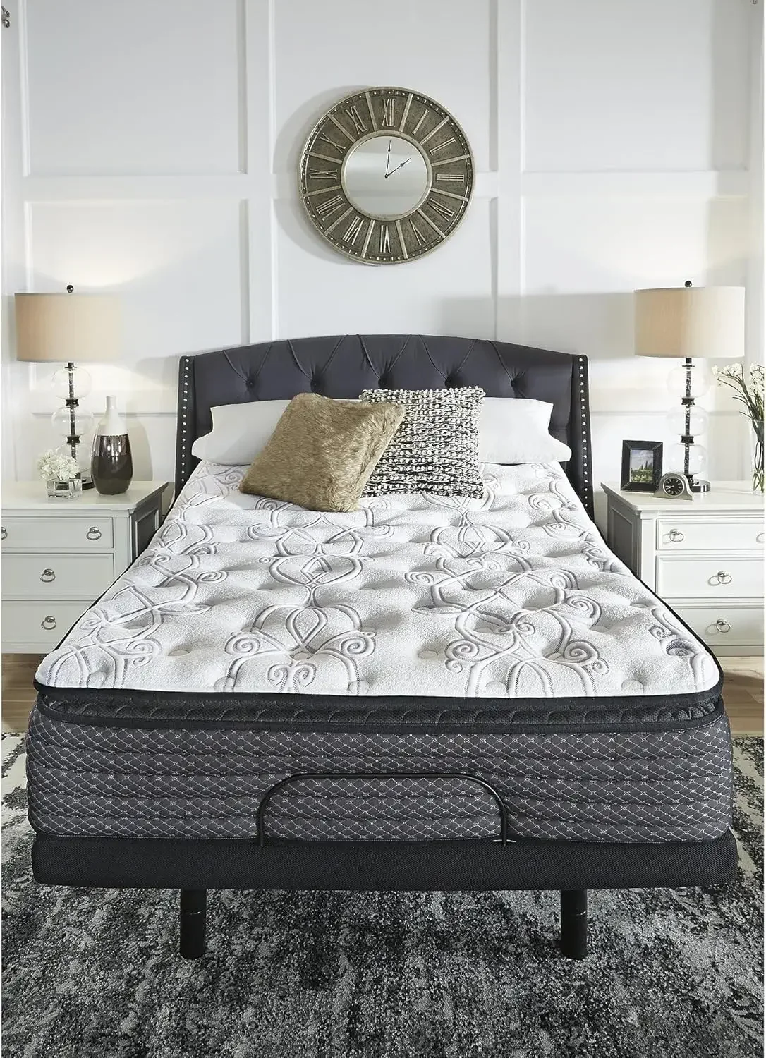 Queen Mattresses Size Limited Edition 11 inch Plush Pillowtop Hybrid Mattress Lumbar Support Gel Memory Foam