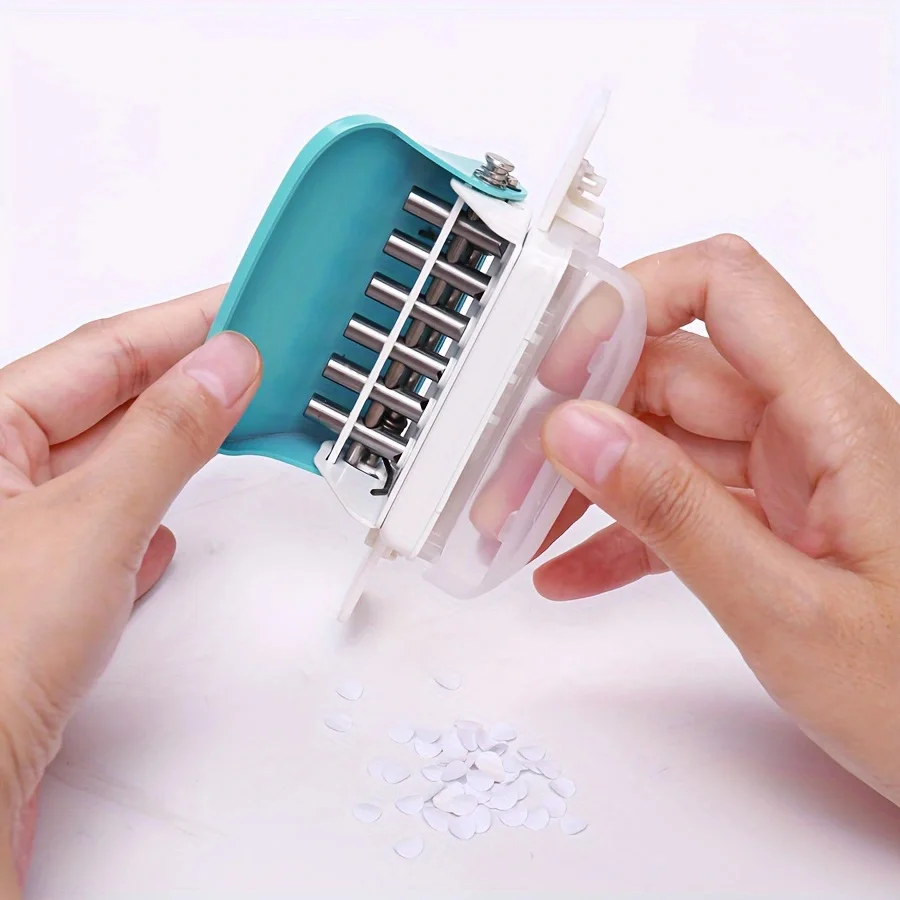1pc 6-hole punch loose-leaf book DIY binding supplies Notebook journal binding office paper cutter-office paper punch hole punching tools