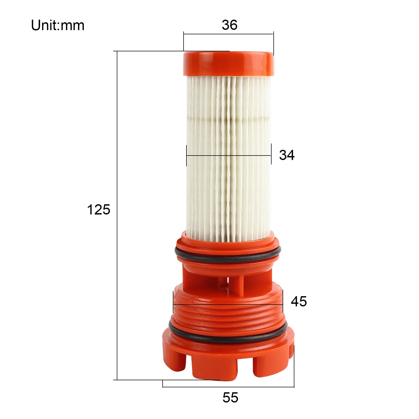Fuel Filter Element 2pcs For Mercury Optimax Mariner Verado Sierra DFI Outboard Motor 75hp-250hp 4-Stroke 8M0020349 8M0122423
