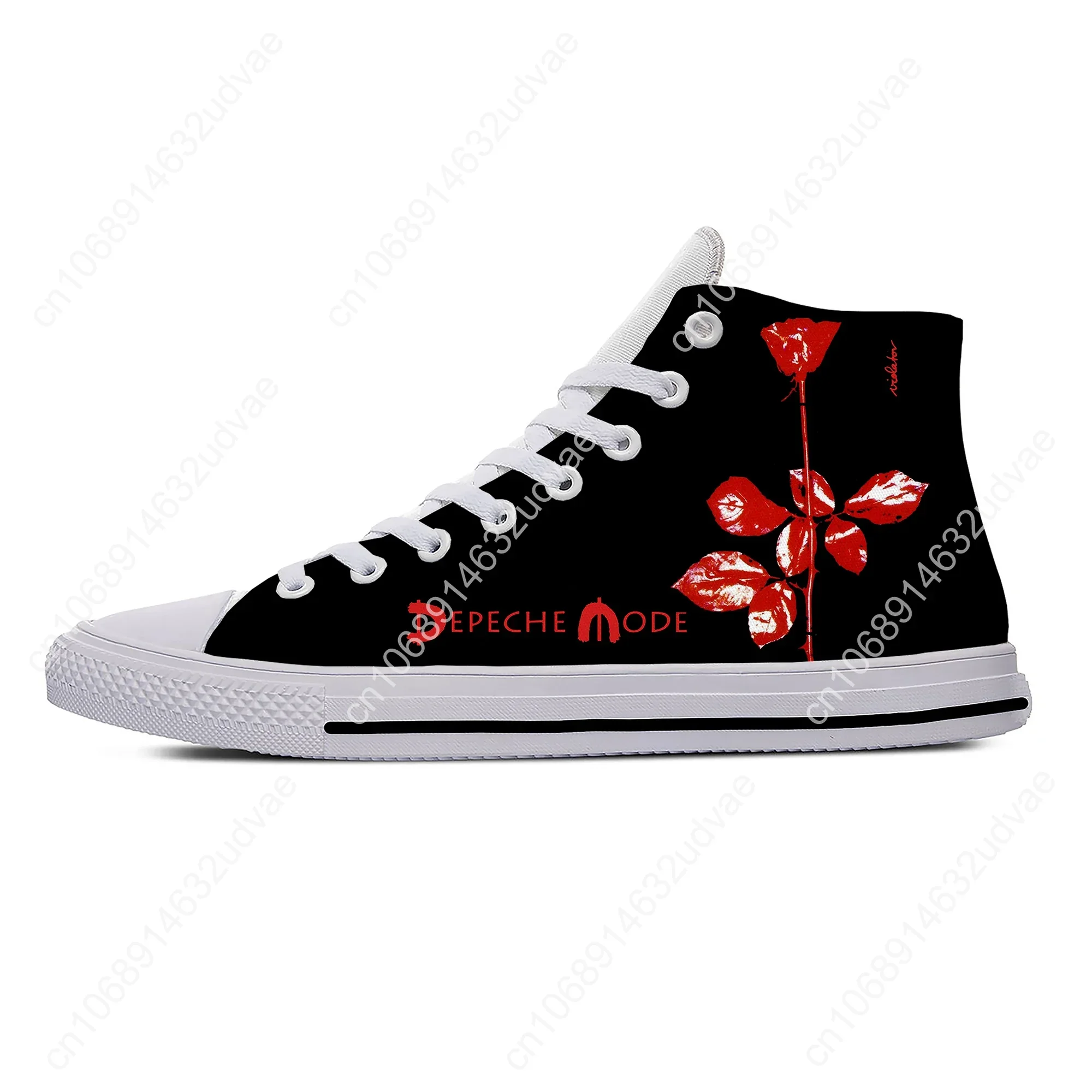Depeche Band High Top Sneakers Mode Mens Womens Teenager Casual Shoes DM Canvas Running Shoes 3D Printed Lightweight Shoe