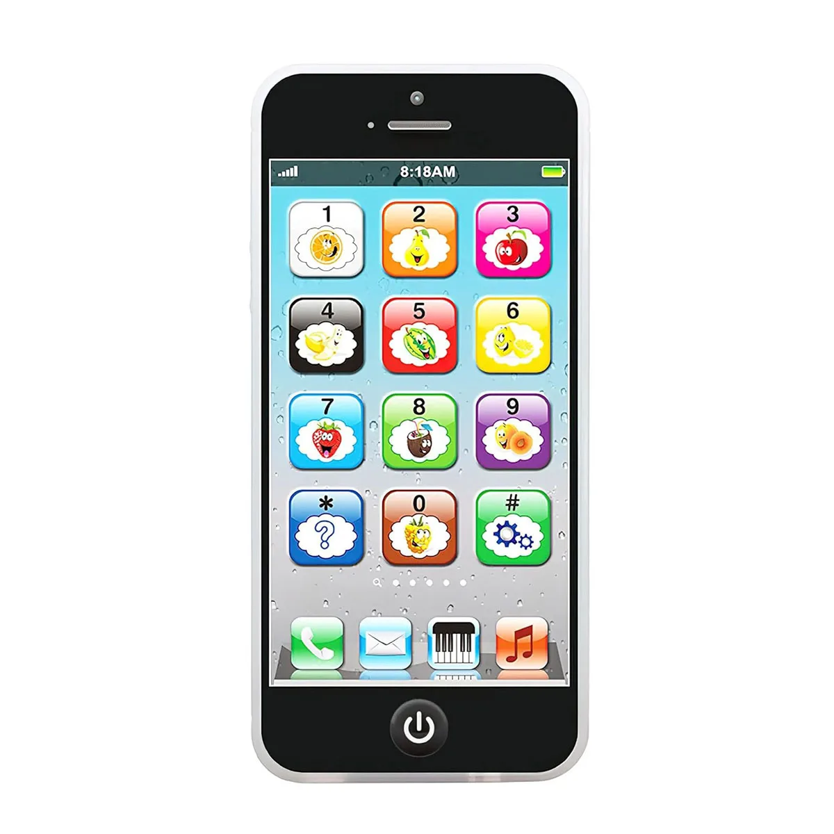Children Simulation Phone Baby Musical Early Educational Toys English Learning Cellphone with Light Sound Mobile Vocal Toy Kids 6