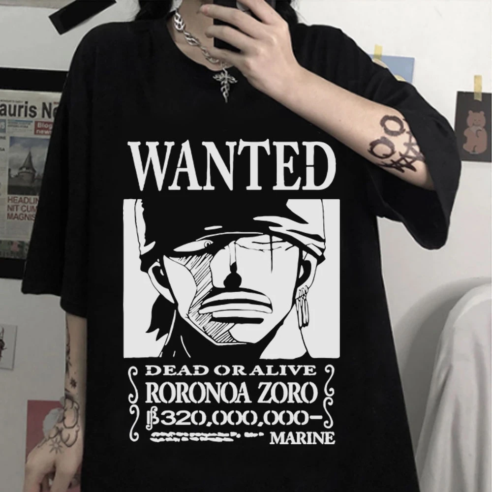 One Piece T-Shirt Zoro Wanted