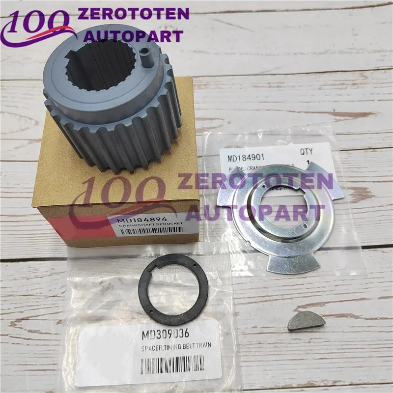 Full-Set-Crank-Crankshaft-Gear-Sensor-Blade-and-Spacer-MD184894 ...