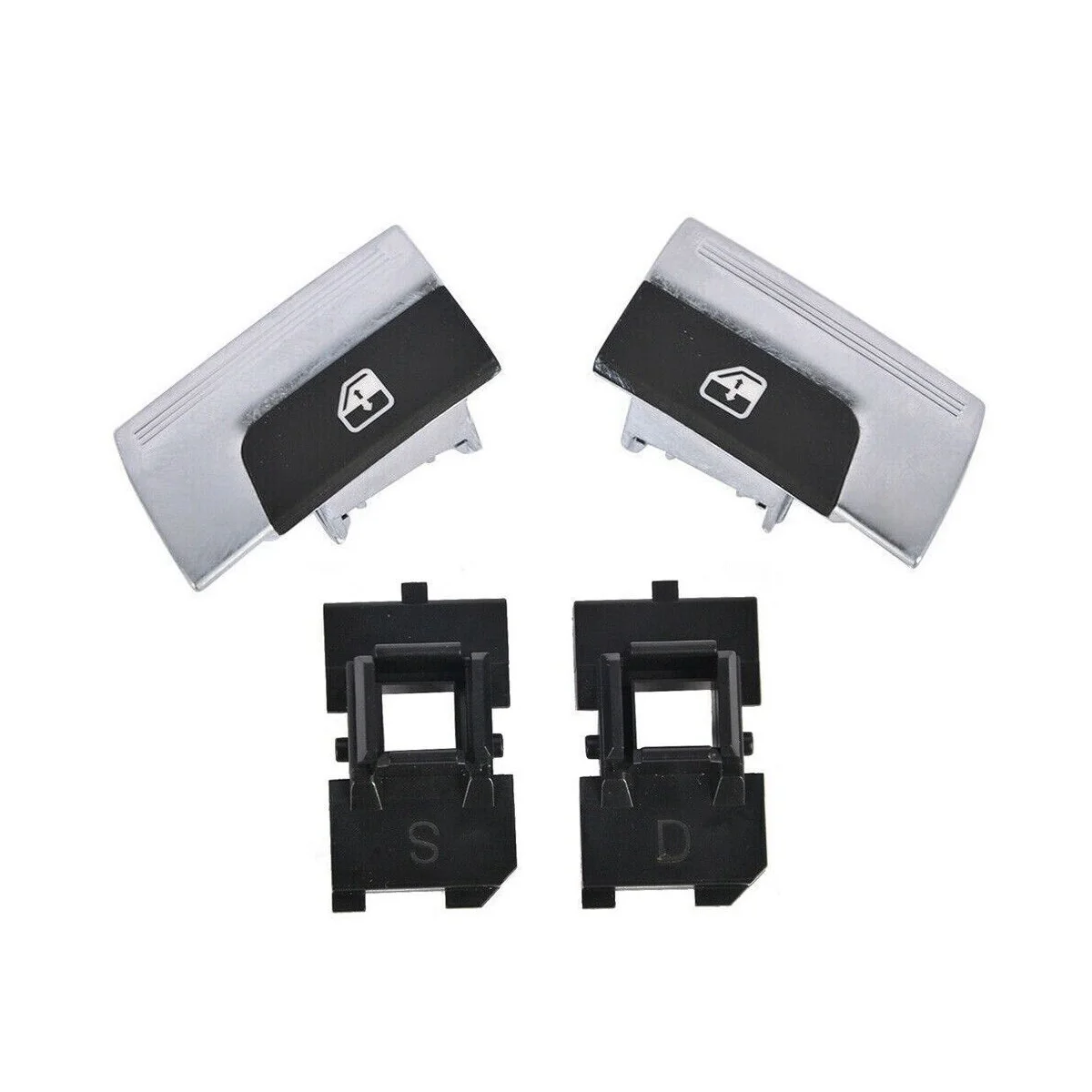 

Car Right&Left Power Switch Plastic Button Glasses Switch for Ferrari 458 247885 247883