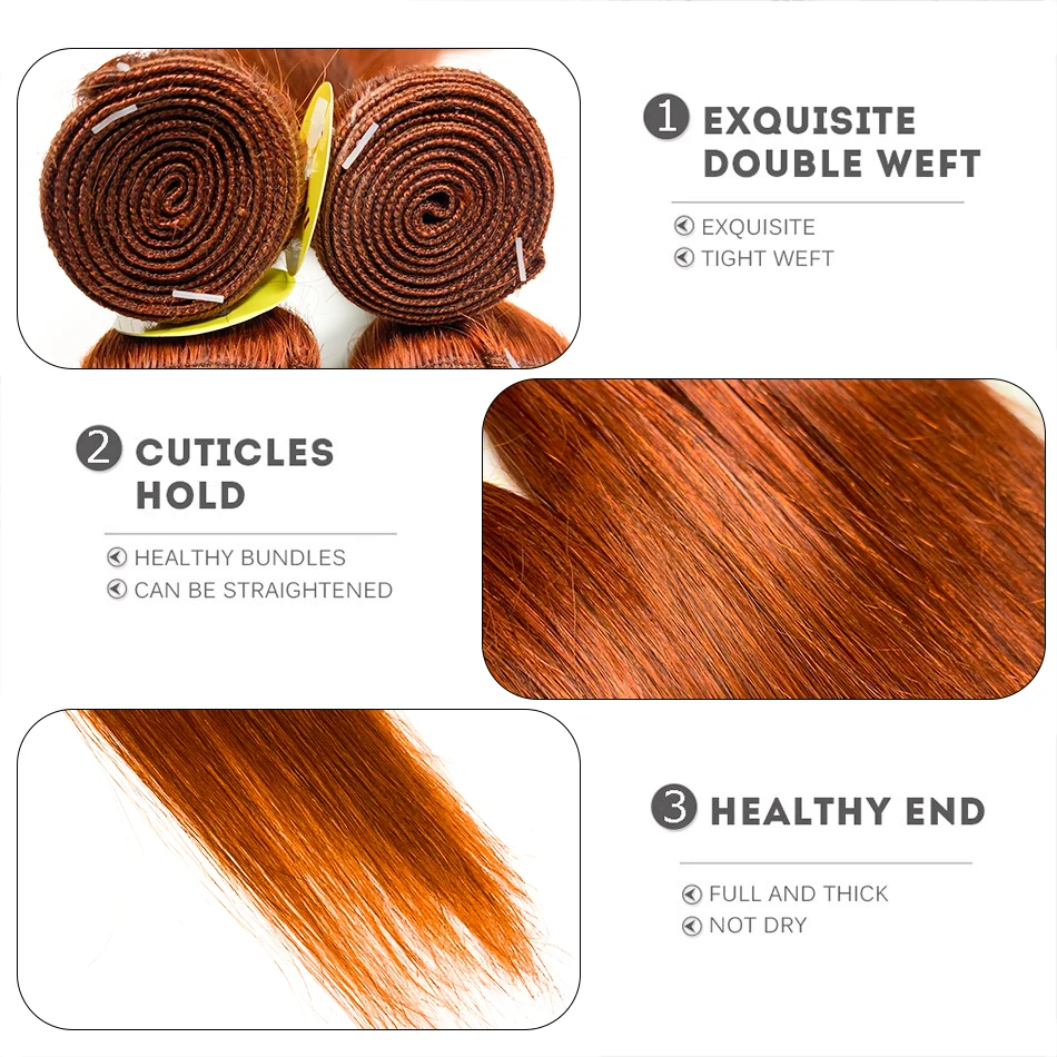 350# Color Straight Human Hair Bundles With Closure 100% Brazilian Human Hair 4 Bundles With One Transparent Lace Closure