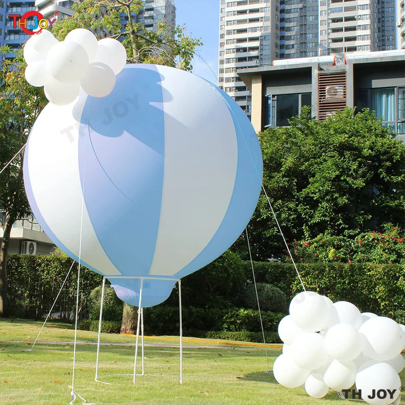 1.5m(5ft) PVC half hot air balloon inflatable hanging balloons for baby shower party/kids birthday/nursery/event/show/exhibition