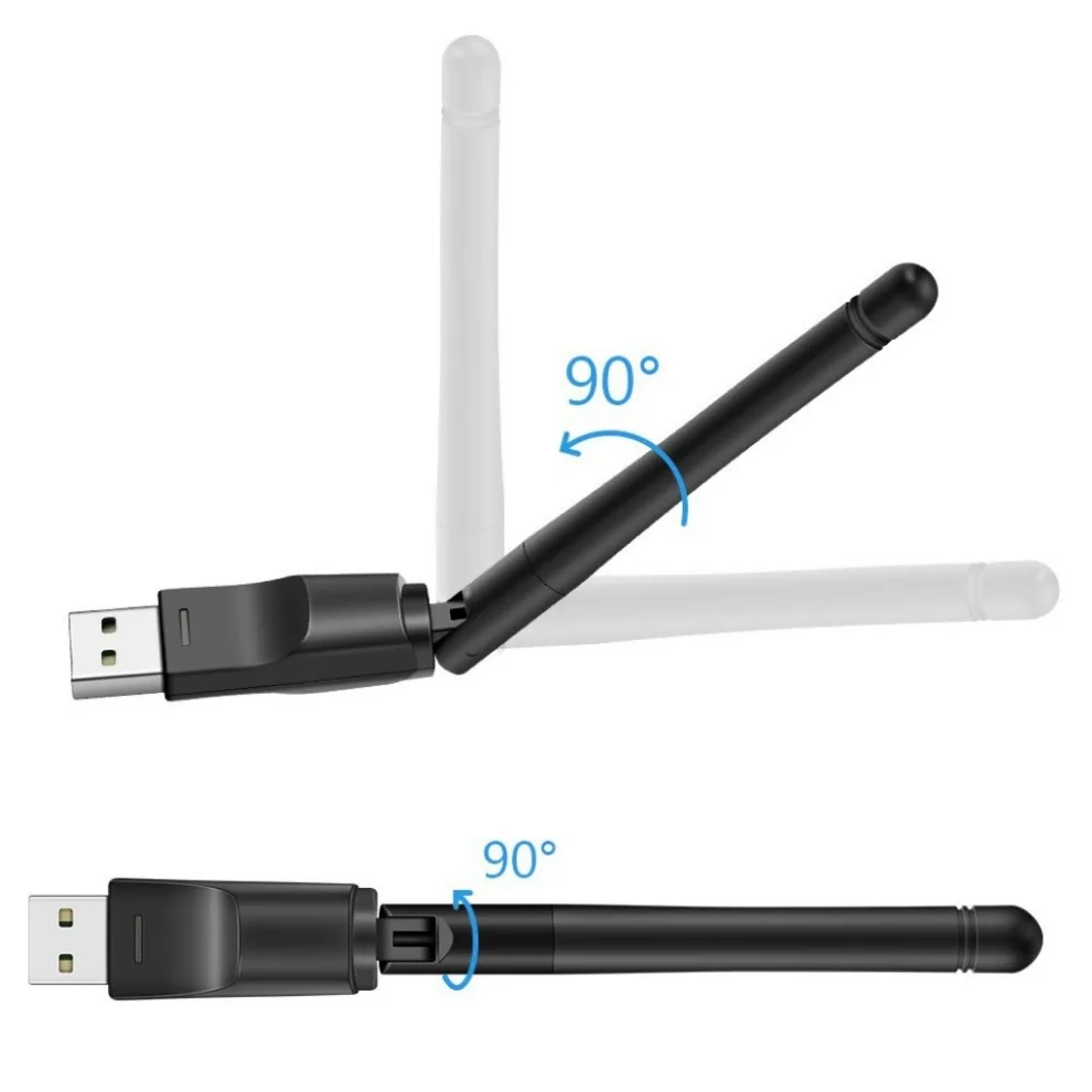 미니 USB Wifi 어댑터 MT7601 802.1b/g/n 안테나 150Mbps 무선 수신기 동글 네트워크 카드 노트북 TV 박스 Wi-Fi 동글 2.5Ghz