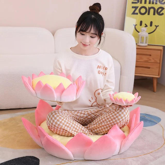  mwpqbd Instagram Style Barbie Pink tie Flower Throw Pillow High  Appearance Level Home Good Office Sofa Pillow Cushion (Square Solar Petal)  : Home & Kitchen