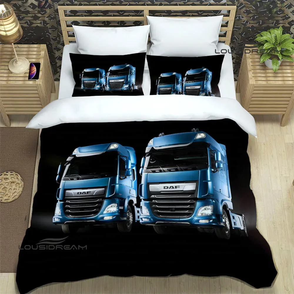 3D DAF truck Retro printed Bedding Sets exquisite bed supplies set duvet cover comforter set bedding set luxury birthday gift 6