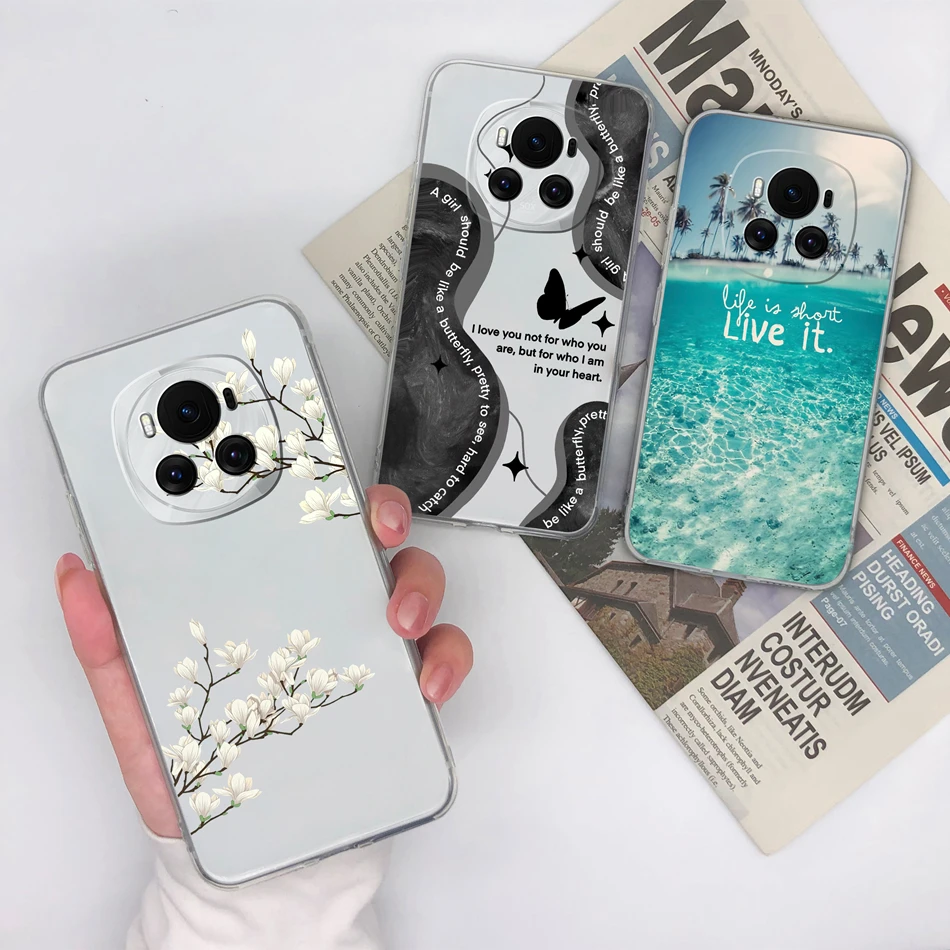 Creative Soft TPU Clear Silicone Anti-Drop Back Cover