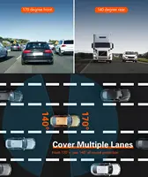 MINIEYE C2 4K Dash Cameras 170° Wide Angle Front Rear Camer with ADAS  WDR Night Vision Parking Monitor Time-Lapse - Image 5