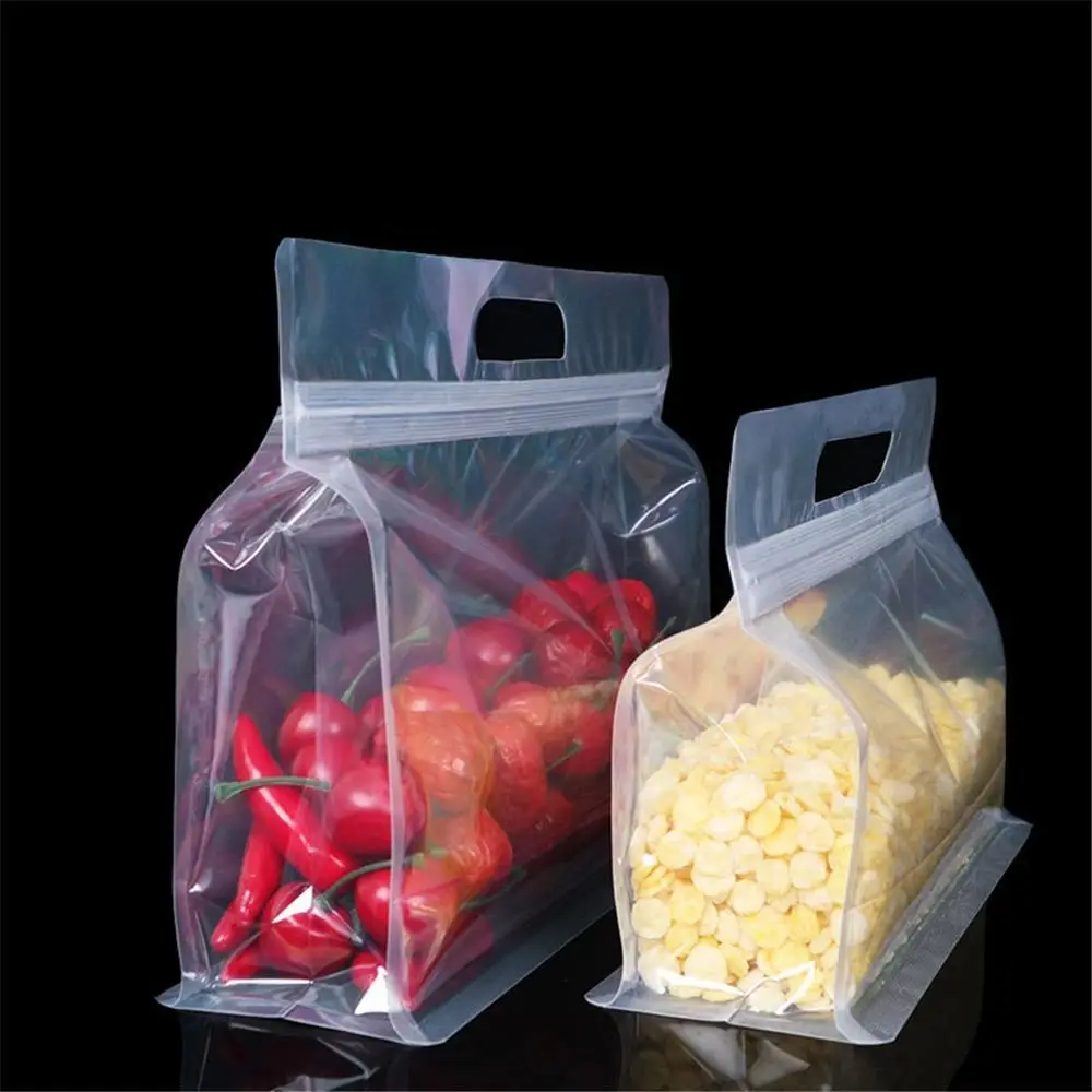 Silicone Food Storage Containers Leakproof Reusable Stand Up Zip Shut Bag Cup Fresh Bag Fresh Wrap