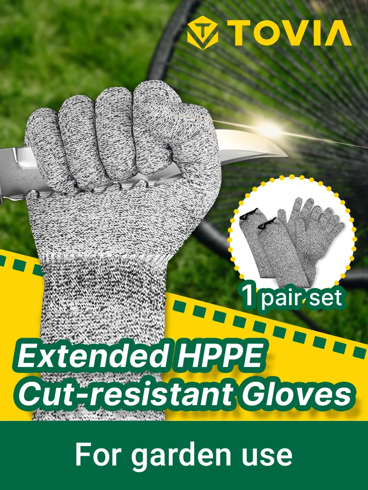 Description Picture 2 of itemAnti-cut garden work gloves HPPE material extra long garden gloves can protect palms and arms New garden protection tools