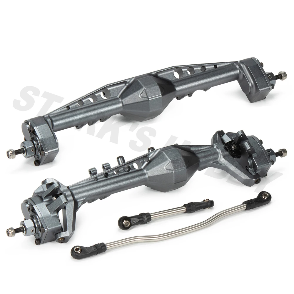 Parachoques Delantero De Aluminio CNC Para TRX-4 – Diseño Ligero Con Soporte De Cabrestante Ajustable Y 4 Alturas De Instalación