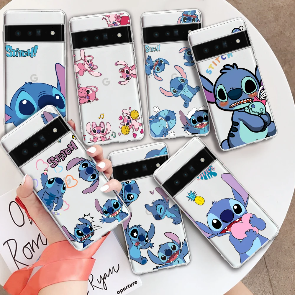 Funda para Google Pixel 7A Oficial de Disney Angel & Stitch Beso - Lilo &  Stitch