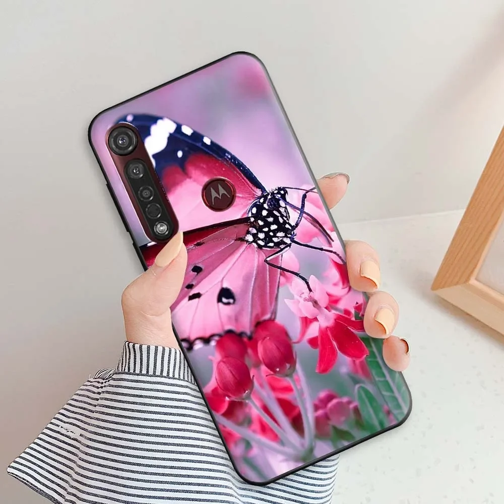 Sleek Matte Silicone Protective Case - Fashion TPU Back Cover for Motorola Moto G8 Plus, G8 Play & G8 Power
