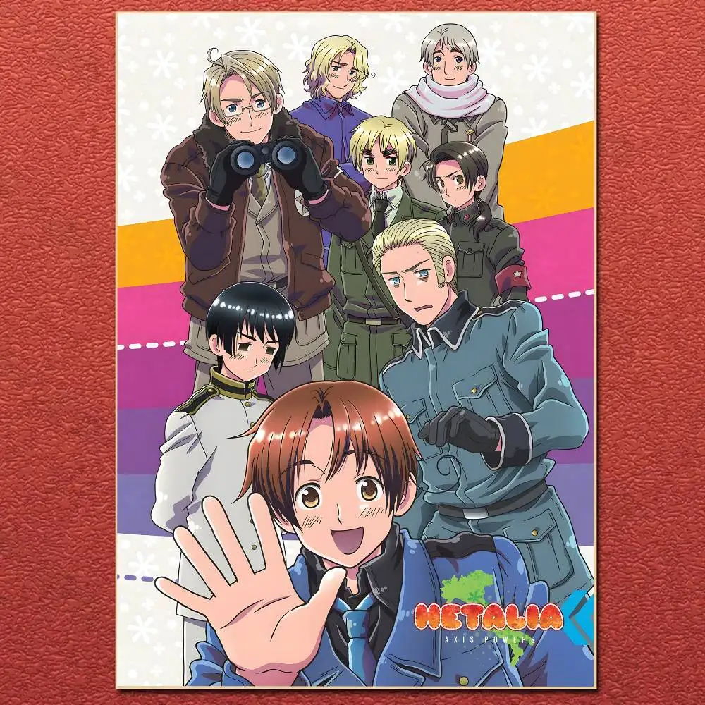 Anime Cartoon Hetalia Axis Powers Poster Canvas painting poster