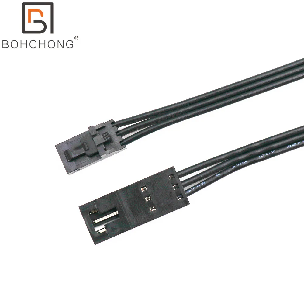 Cabo de Extensão hd Ll120 140 ql 3pin para Cabos do Adaptador do Conversor 4pin 50cm Corsair Rgb do Núcleo do fã do nó de Iluminação Comandante