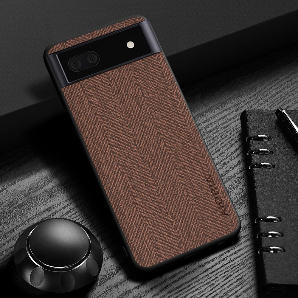 Elegant Leather Wood Grain Cover - Simple, Lightweight, Durable Case