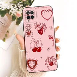 Cute Cartoon Animal Soft Silicone Back Cover - Cat, Duck, Rabbit Design - Samsung M32 4G (TYhei2291)