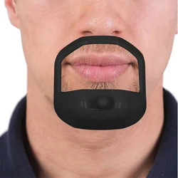 5Pcs Beard Comb For Men Hairbrush Symmetric Cut Salon Mustache Beard Styling Template For Beard Shaping Hair Brush Trimming Tool