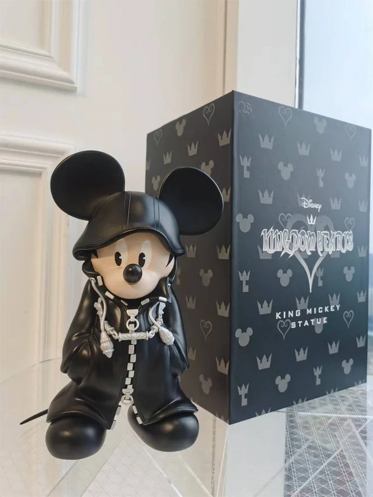 

30cm Disney Mickey Mouse Figure Kingdom Hearts Action Figurines Anime Ornament Resin Collection Dolls Model Toys Birthday Gift