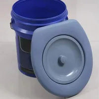 Portable Plastic Toilet Seat Lid Potty Seat Removable Movable Toilet Lid Camping Bucket Seats Home Outdoor Accessory Durable 1