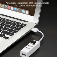 High Speed Universal USB Hub 4 Port USB 2.0 Hub with Cable Mini Hub Socket Pattern Splitter Cable Adapter for Laptop PC - Image 2