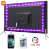 XIAOMI Tape LED Strip Light Bluetooth USB 5050 SMD 5V USB RGB Lights Flexible Lamp Tape Ribbon Self-adhesive TV Desktop Diode 1
