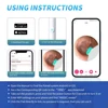 Smart Visual Ear Cleaner with Camera 1296P Ear Sticks USB C Charging Ear Wax Removal Tool WIFI Connection 6 LED Lights Earpick 6